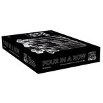 Load image into Gallery viewer, Acrylic Four In A Row Game - Clear with Black and Frosted Game Pieces
