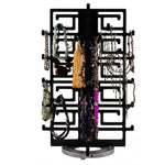 Load image into Gallery viewer, Wood Rotating Jewelry Organizer – Chinoiserie Collection with sample Jewelry
