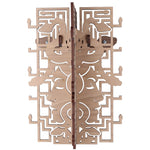 Load image into Gallery viewer, Wall Mounted Jewelry Stand walnut Medusa
