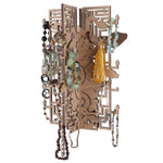 Load image into Gallery viewer, Hanging jewelry Organizer Walnut Medusa
