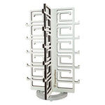 Load image into Gallery viewer, Rotating Sunglasses Rack - 20-Pair - White - Chinoiserie Collection
