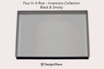 Load image into Gallery viewer, Acrylic Four In A Row – &lt;i&gt;Inversion Collection&lt;i&gt; – Clear, Black and Smoky
