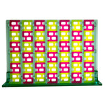 Load image into Gallery viewer, Acrylic Four In A Row – <i>Ode to the 70s<i> – Sea Foam Green, Fluorescent Pink and Yellow (Copy)
