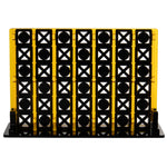 Load image into Gallery viewer, Acrylic Four In A Row – &lt;i&gt;Roman Lattice Collection&lt;i&gt; – Black and Gold
