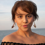 Load image into Gallery viewer, Titanium Tarot Earrings - XII. Hanged One
