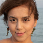 Load image into Gallery viewer, Titanium Tarot Earrings - I. Mage
