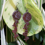 Load image into Gallery viewer, Titanium Tarot Earrings - I. Mage
