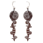 Load image into Gallery viewer, Titanium Tarot Earrings - I. Mage
