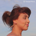 Load and play video in Gallery viewer, Iridescent Acrylic and Resin Insect Wing Earrings - Hornet
