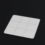 Load and play video in Gallery viewer, Tic Tac Toe Coaster - White with Black Game Pieces
