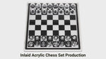 Load and play video in Gallery viewer, Handmade Inlaid Acrylic Chess Set
