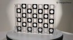 Load and play video in Gallery viewer, Acrylic Four In A Row – &lt;i&gt;Inversion Collection&lt;i&gt; – Clear, Black and Smoky

