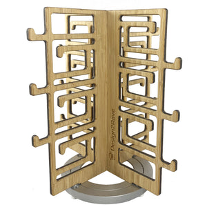 Video of Rotating Bamboo Sunglasses Rack - 12-Pair - Chinoiserie Collection