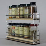 Load image into Gallery viewer, Single Wide 2 Layer 12.75&quot; Deep Sliding Spice Rack
