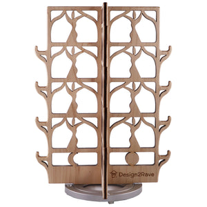 Rotating Maple Sunglasses Rack - 16-Pair - Dancer Collection