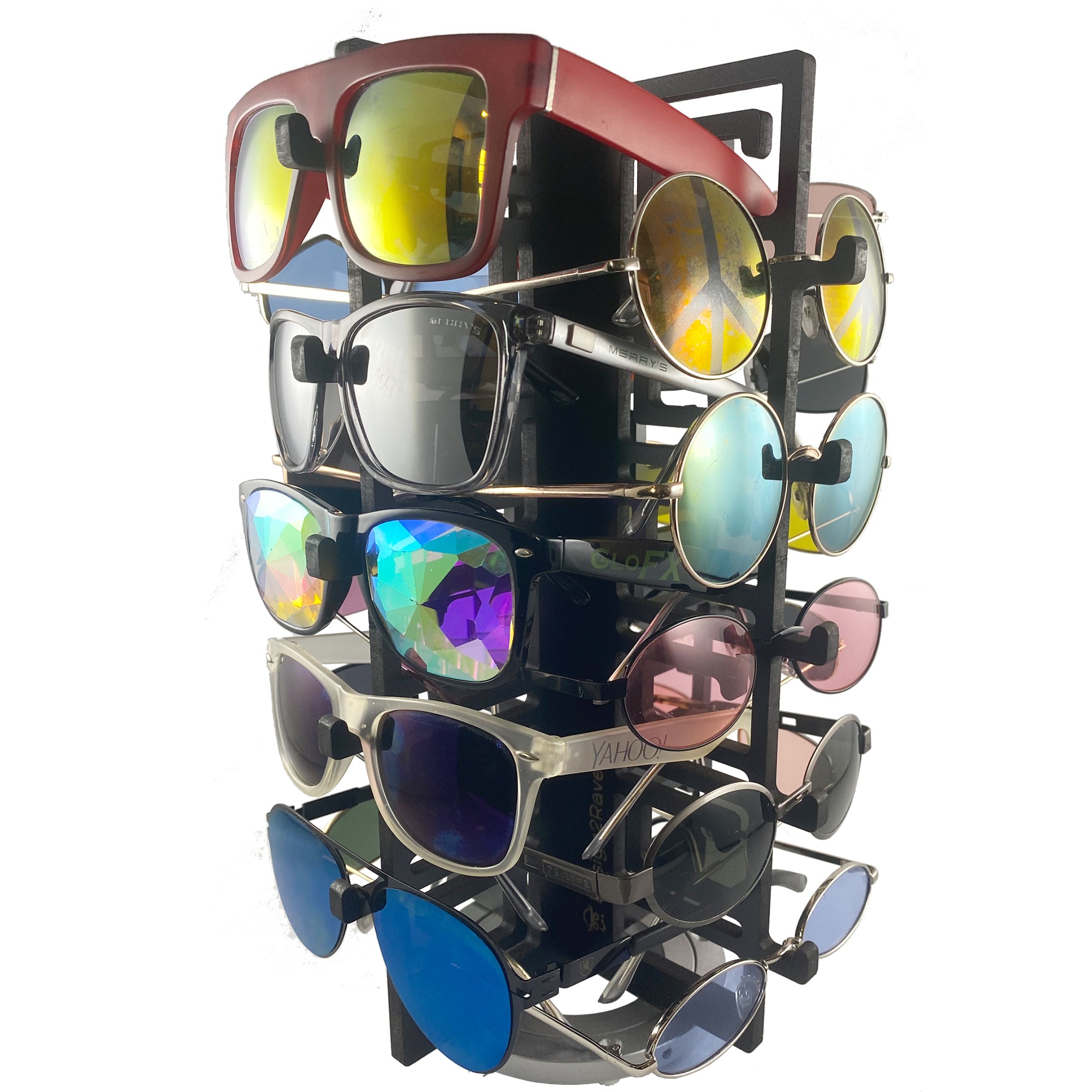 Rotating Sunglasses Rack - 20-Pair - Chinoiserie Collection