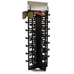 Load image into Gallery viewer, Rotating Wood Sunglasses Rack - 28-Pair with Mirror  - Chinoiserie Collection - Angle View with One Pair Sunglasses
