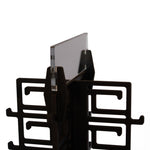 Load image into Gallery viewer, Rotating Wood Sunglasses Rack - 28-Pair with Mirror  - Chinoiserie Collection - Close Up Mirror
