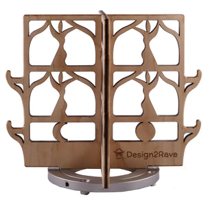 Rotating Maple Sunglasses Rack - 8-Pair - Dancer Collection