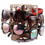 Load image into Gallery viewer, Rotating Maple Sunglasses Rack - Dancer Collection - with eyeglasses
