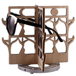 Load image into Gallery viewer, Rotating Maple Sunglasses Rack - Dancer Collection - with one pair eyewear
