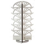 Load image into Gallery viewer, Rotating White Wood Sunglasses Rack - 20-Pair - Art Deco Collection
