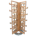 Load image into Gallery viewer, Bamboo Rotating Jewelry Organizer – Chinoiserie Collection
