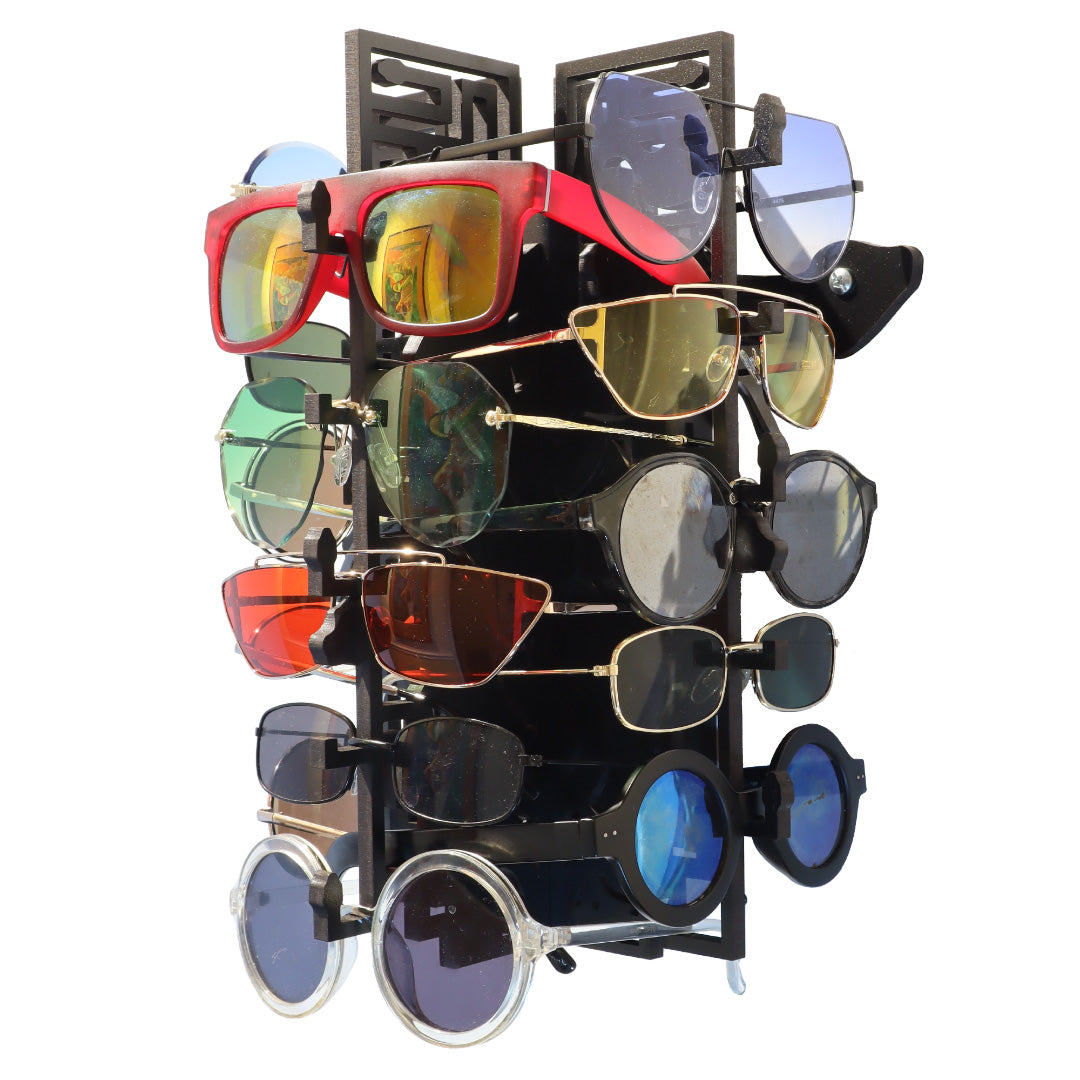 Sunglass Shelf with sample eyewear