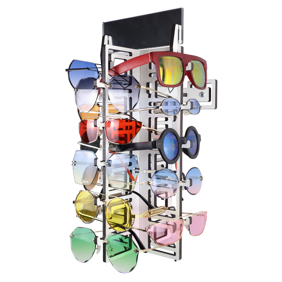 Sunglass Shelf with 15-pair sample eyewear