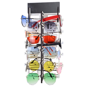 Sunglass Rack with Mirror and 15-pair sample eyewear
